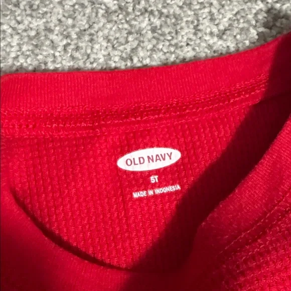 Old Navy Bright Red Knit Top - Picture 2 of 2